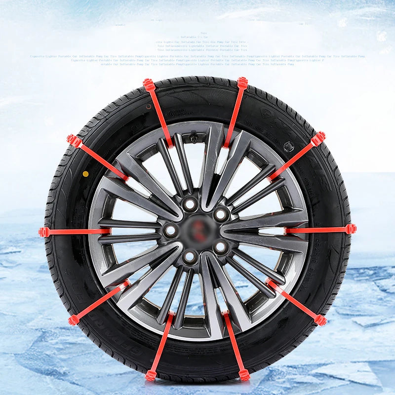 /20pcs Anti-Rutsch-Schneeketten Auto Winter Reifen Räder Kette Winter Outdoor Schnee Reifen Notfall Anti-Rutsch-Autozubehör