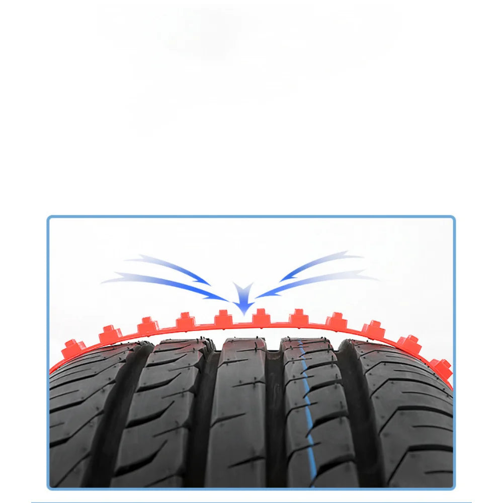 /20pcs Anti-Rutsch-Schneeketten Auto Winter Reifen Räder Kette Winter Outdoor Schnee Reifen Notfall Anti-Rutsch-Autozubehör